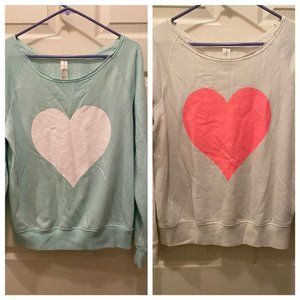 Forever21 Lingerie Heart Sweaters